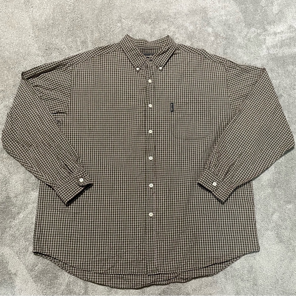 Vintage Abercrombie & Fitch Longsleeve Button-up Size XL 100% Cotton